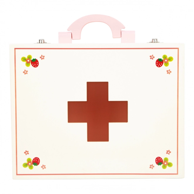 Petite valise de médecin en bois pour enfants Isabel