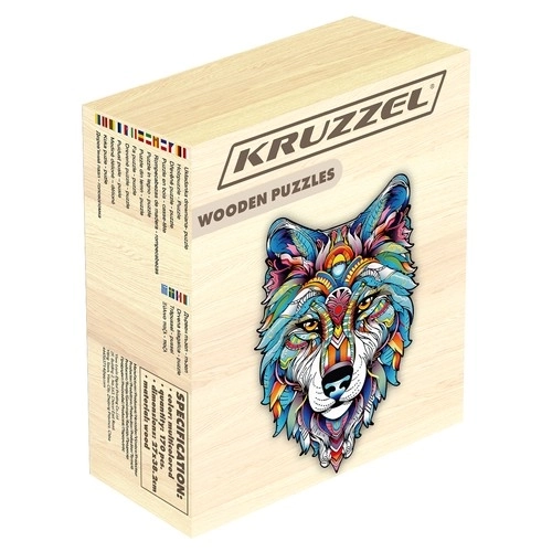 Puzzle en bois krüzzel Loup