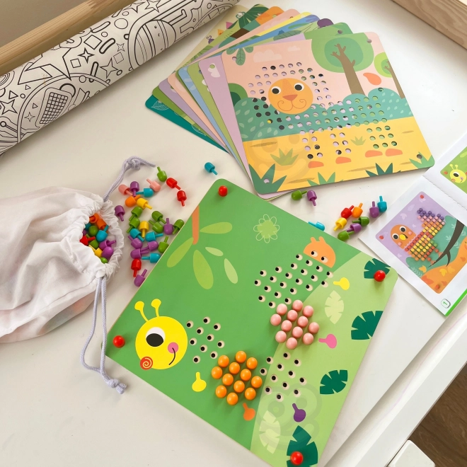 Puzzle en bois avec chevilles de Tooky Toy