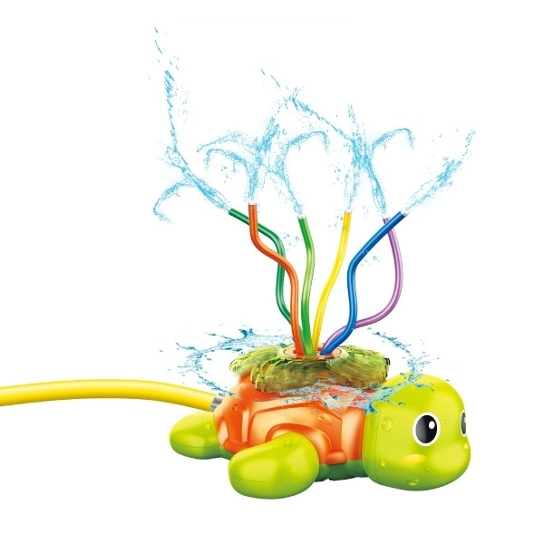 Tortue pulvérisateur d'eau en plastique pour jardin 20x10cm dans une boîte 25x19x24cm