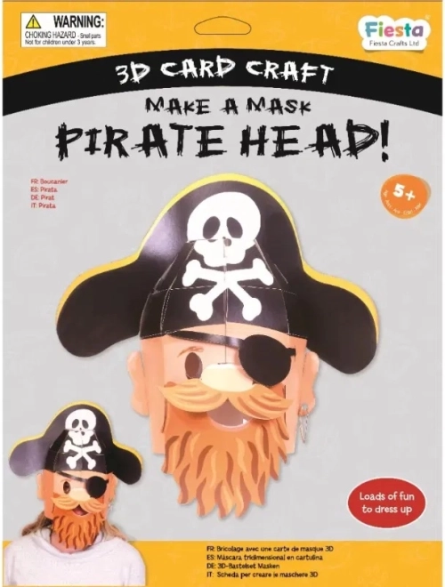 Kit créatif masque 3D Pirate