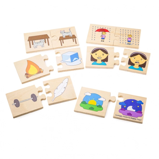 Puzzle didactique des contraires Bigjigs Toys