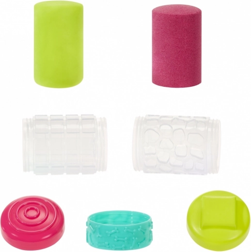 Outil 4 en 1 : roule, tamponne, assemble, range