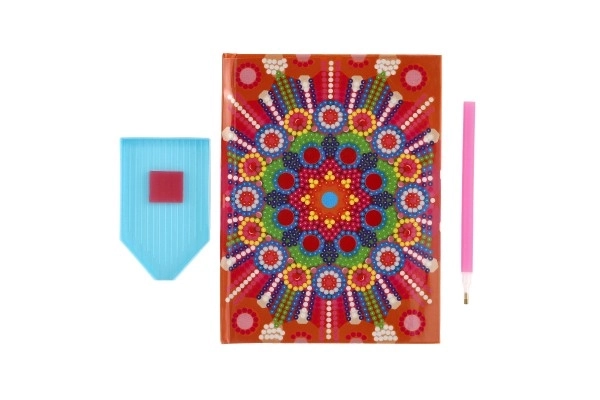 Journal créatif avec diamants - mandala