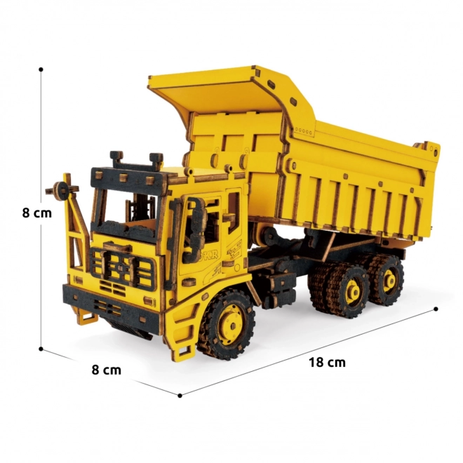 Puzzle 3D en bois RoboTime - Camion de transport
