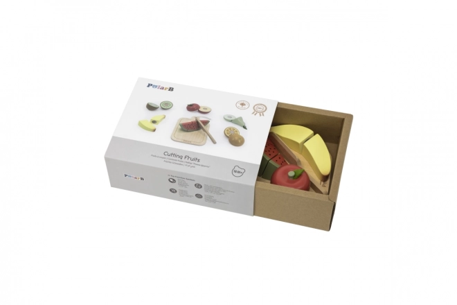 Fruits à découper en bois pour enfants