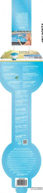 Distributeur de produits chimiques flottant pour piscine Intex