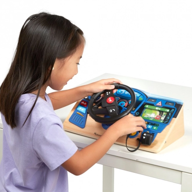 Tableau de bord interactif Volant Vroom et Zoom