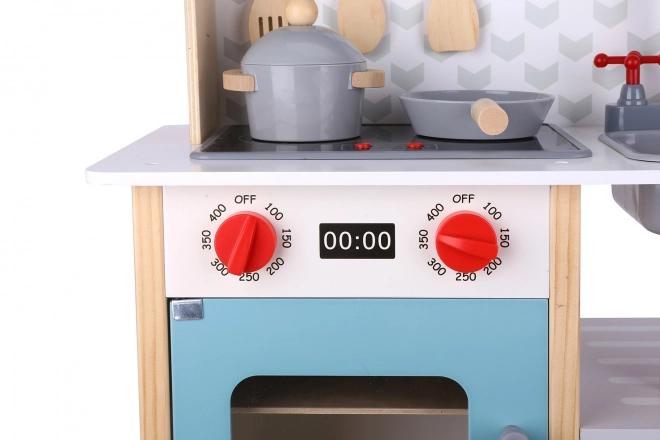 Cuisine en bois pour enfants TOOKY TOY avec accessoires