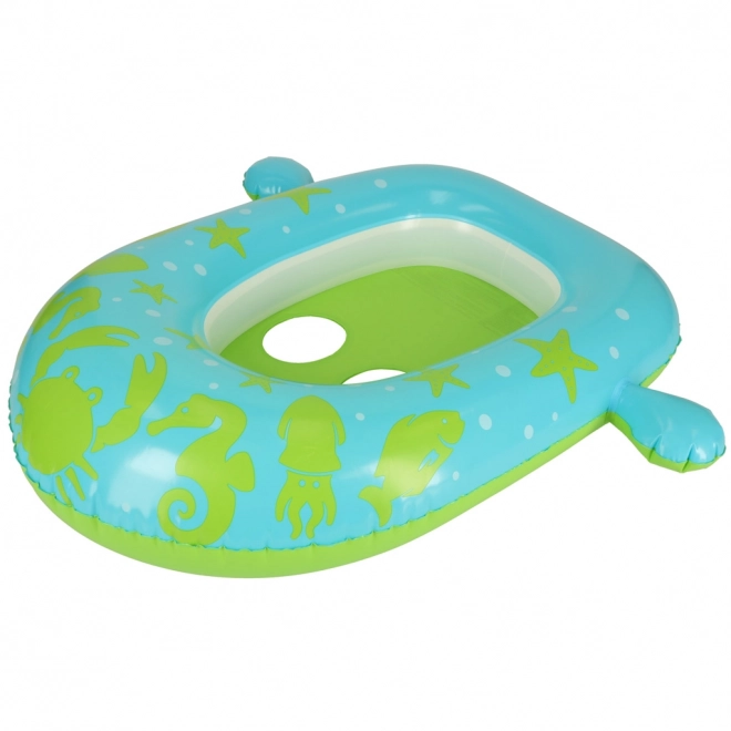 Cercle flottant gonflable vert avec visière BESTWAY pour bébés