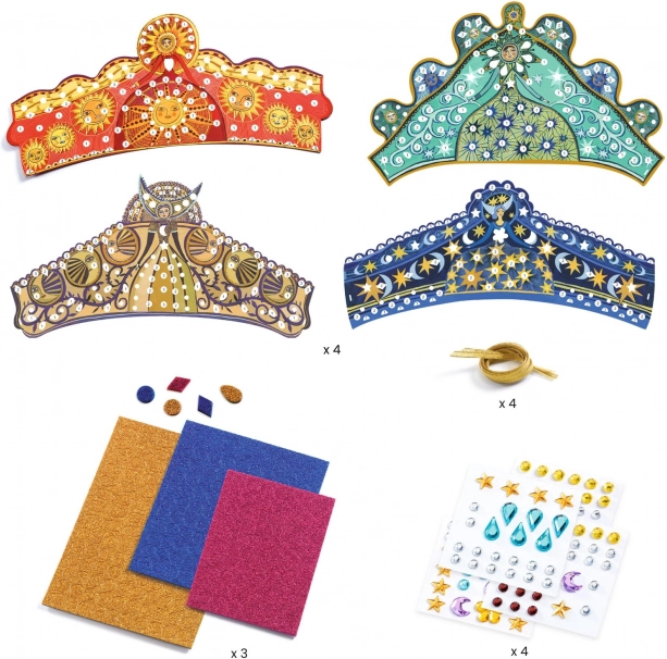 Couronnes Scintillantes DIY DJECO