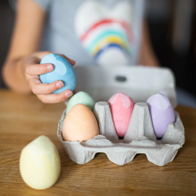 Ensemble de craies pastel en forme d'œufs de Bigjigs Toys