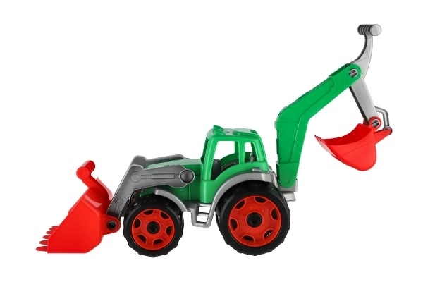 Tracteur avec pelle et excavateur