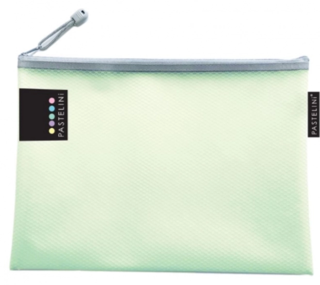 KARTON P+P Pochette zippée en tissu PASTELINI A5 verte