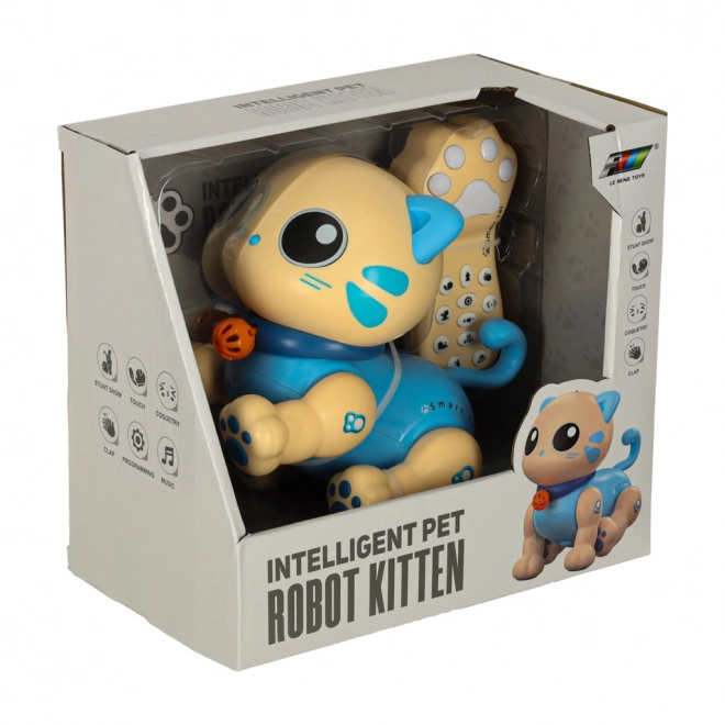 Chaton interactif avec télécommande