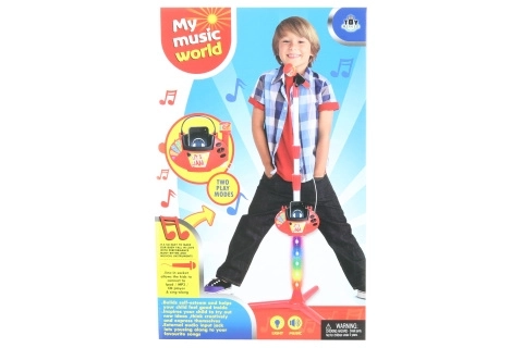 Microphone lumineux pour enfants avec connexion MP3