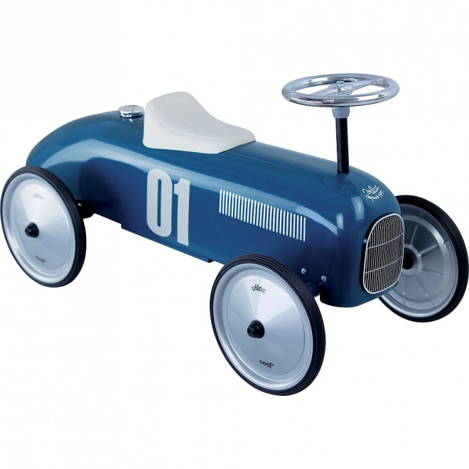 Draisienne en métal vintage bleue