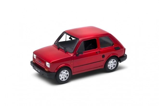 Modèle de voiture Welly Fiat 126p Maluch 1:21 rouge