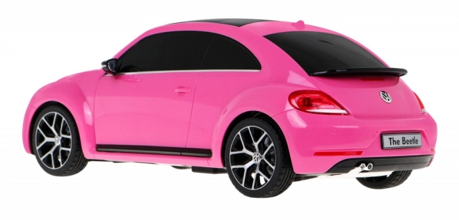 Voiture télécommandée R/C Volkswagen Beetle Rastar 1:14 rose