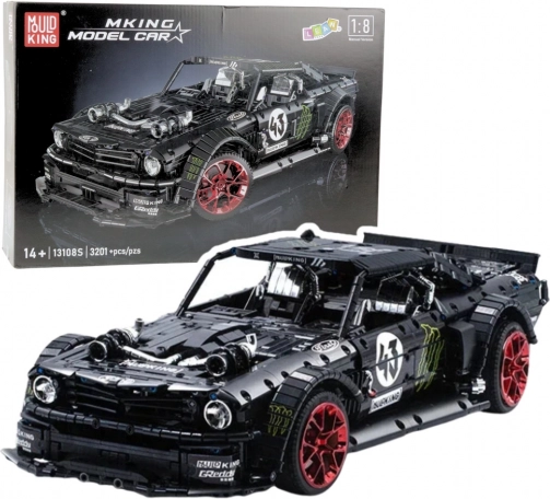 Jeu de construction voiture de sport MUSTANG HOONICORN V2, 3201 pièces