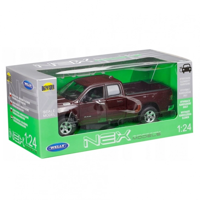Modèle de voiture RAM 1500 2019 de Welly