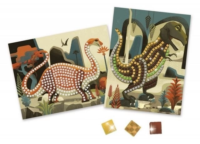 Images en Mosaïque Dinosaures par Djeco
