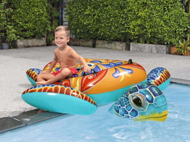 Matelas gonflable Bestway avec poignées Tortue Majolique