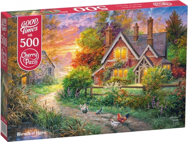 Puzzle Cherry Pazzi Teplo domova 500 pièces