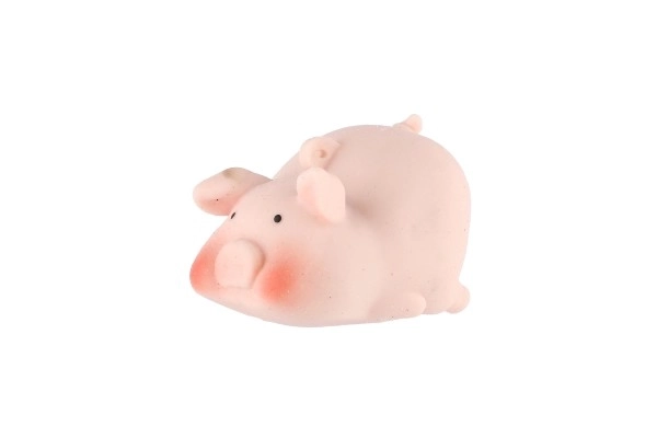Cochonnet anti-stress en silicone 6cm 4 types 24pcs en boîte