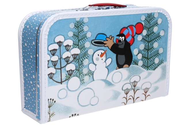 Valise enfant Krtek Krtek et bonhomme de neige 35cm