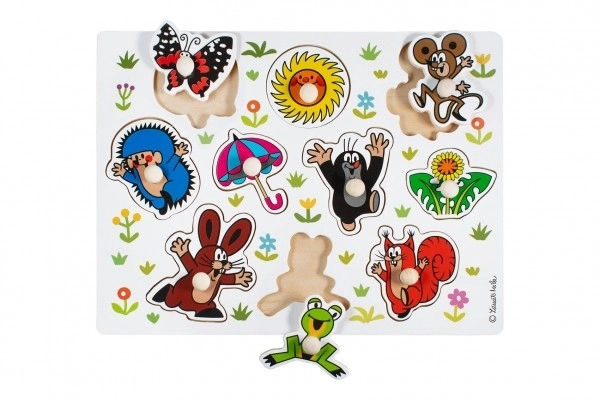 Detoa Puzzle en bois Krtecek grand modèle