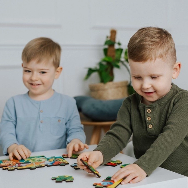 Puzzle en bois Wesoły CoComelon 24 pièces