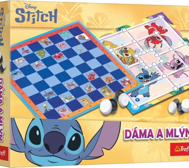 Dáma a Mlýn Lilo & Stitch jeu de société