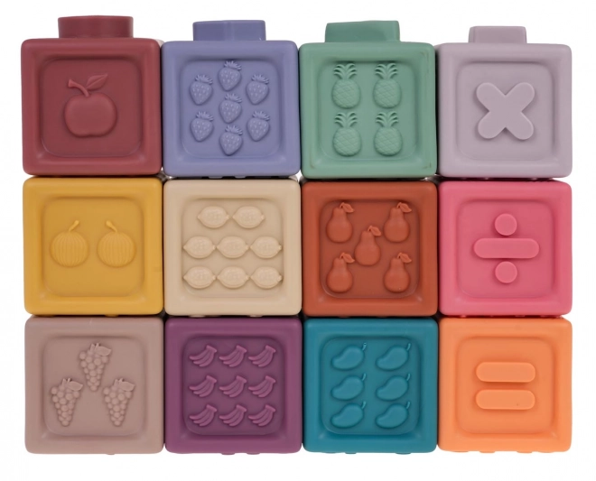 Ensemble de cubes sensoriels numérotés