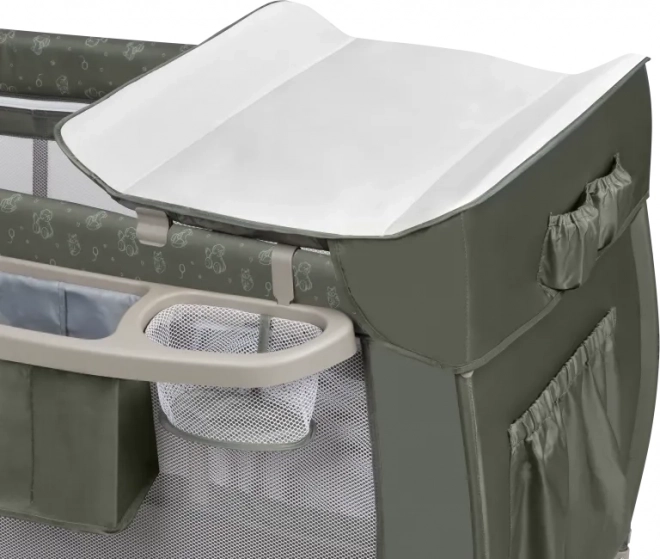 Lit de voyage Lionelo Sven Plus Beige Olive
