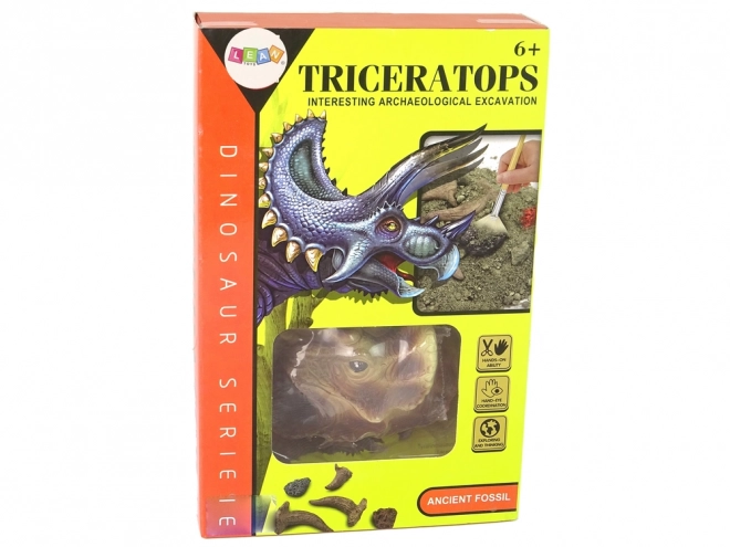 Kit éducatif de fouilles Triceratops