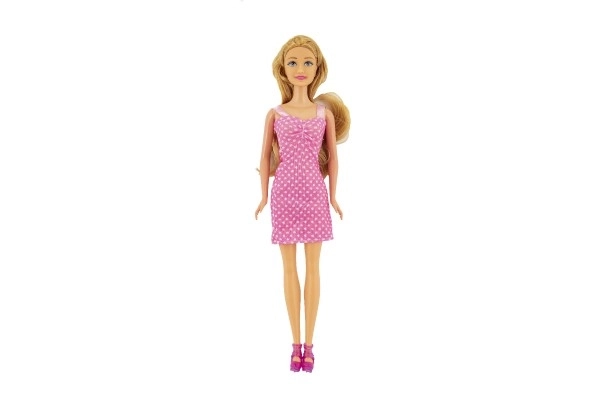 Poupée plastique 30 cm corps solide 5 types en boîte 8x32x4,5cm