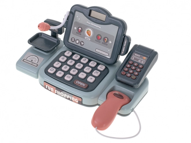 Caisse enregistreuse interactive pour enfants avec accessoires
