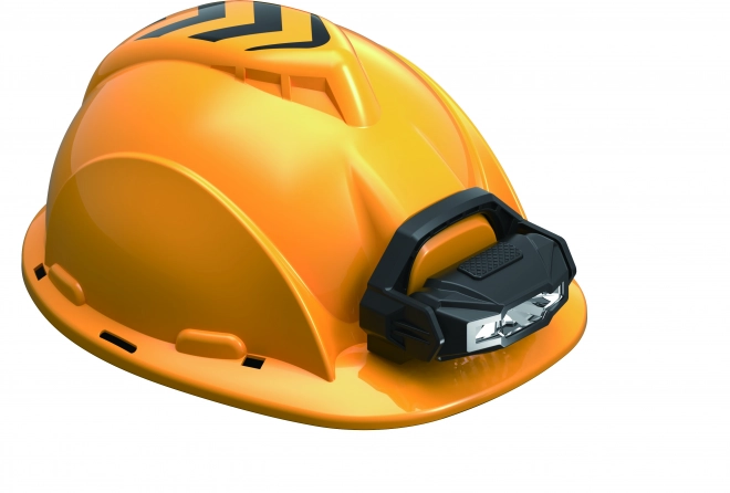 Casque de chantier avec lampe 24x19x13 cm