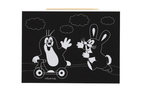 Gravure à gratter La Petite Taupe et ses amis