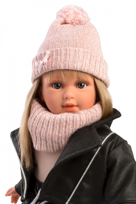 Llorens 54040 CARLA - poupée réaliste avec corps en tissu souple - 40 cm