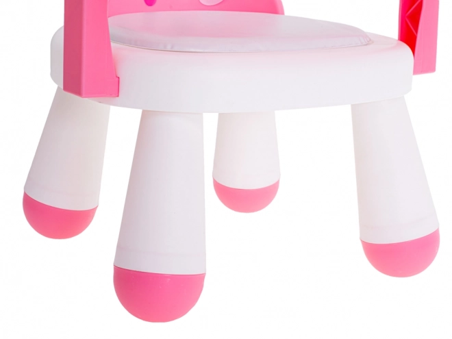Chaise haute pour enfant - rose