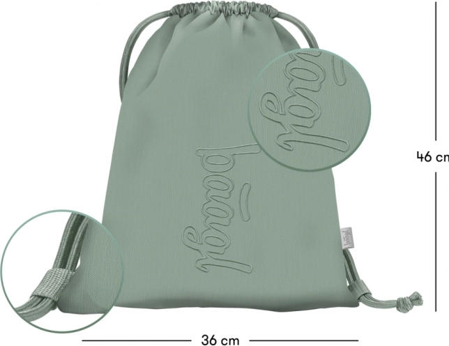 Ensemble pour écoliers BAAGL Skate Max Menthe : sac à dos, trousse, sac