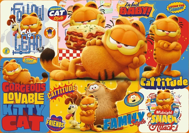 puzzle 1000 pièces garfield – aventures (trefl)