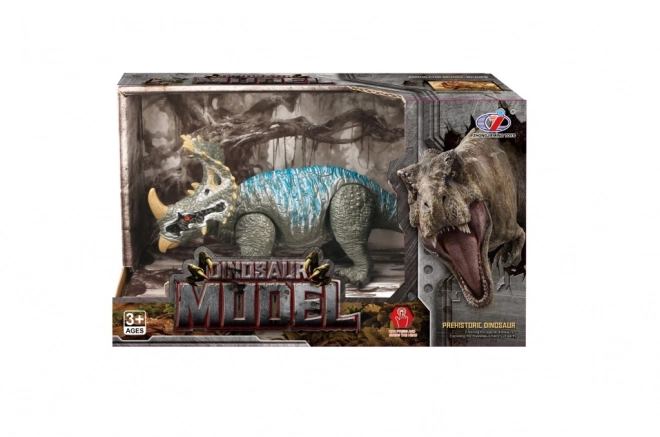 Dinosaurus interactif avec 4 types