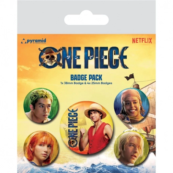 Ensemble d'insignes One Piece