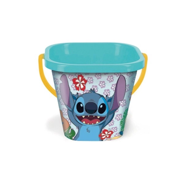 Seau Carré Disney 2L plastique mélange de types 19x17cm Wader