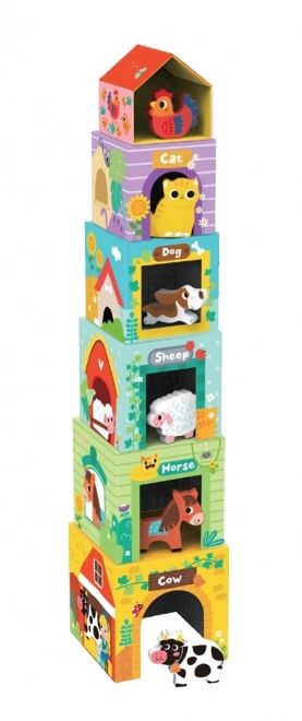 Blocs avec les animaux de la ferme par 2Kids Toys