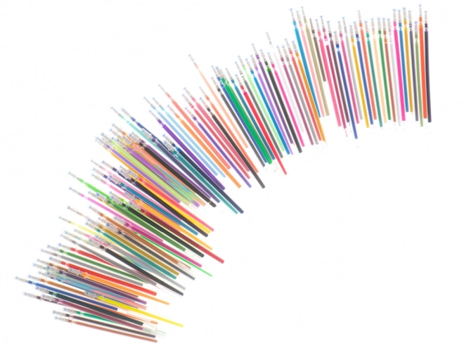 Ensemble de stylos gel colorés avec recharges en plus - 120 pièces