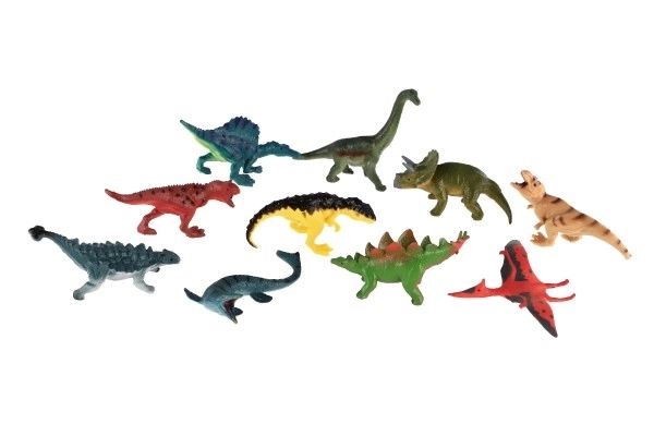 Dinosaure en plastique 7-9 cm mélange d'espèces en sac